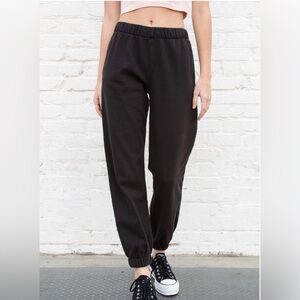 Brandy Melville Black Rosa Sweatpants